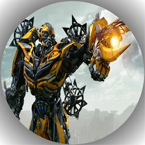 Ostia per torta compleanno immagine per torta cialda fondente Bumblebee P3 - Foto 1 di 1