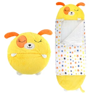 Kids Sleeping Bag Napping Napper Play Pillow Warm Camping Dog Xmas Gift - Picture 1 of 9