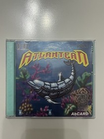 Atlantean- Turbografx 16 ABCard PC Engine TG-16 Aetherbyte Complete CIB Rare