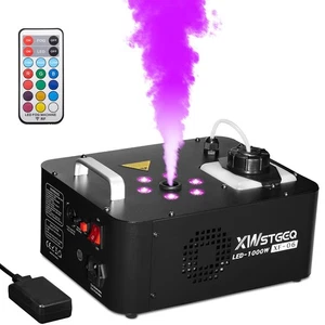 Vertical Fog Machine 1000W with 6 LED Lights and Wireless Remote Control for ... - Picture 1 of 7