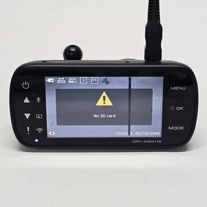 Dash camera JVC Kenwood DRV-A601W 4K testata funzionante schermo difettoso vedi foto - Foto 1 di 5