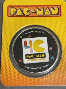 Pac-Man .999 Feinsilbermedaille 2020 - Bild 1 von 4