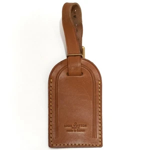 Original Louis Vuitton Vachetta Leder Gepäck Namensschild QQ - Bild 1 von 6