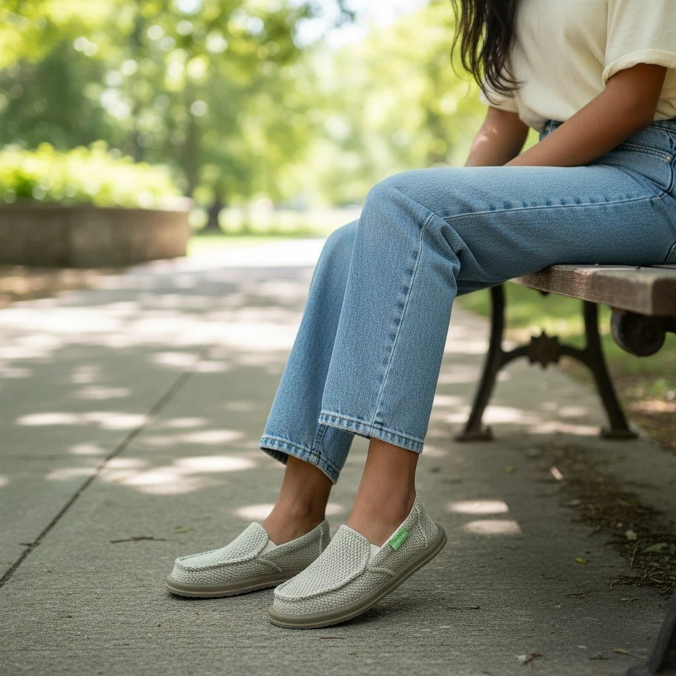 Sanuk Shoes Loafers Slip Ons Toddler 8 Small Youth Baby Child - Image 1 of 4