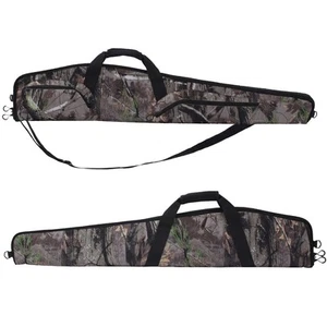 Scoped Rifle Case Soft Shotgun Carrying Bag with Accessory Zipper Pockets (Ca... - Picture 1 of 9