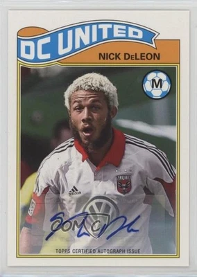 2013 Topps MLS 1978 English Footballer Auto /25 Nick DeLeon #EPLA-ND Auto - Image 1 of 2