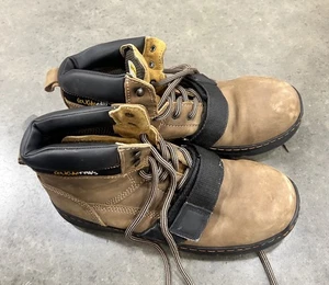 Cougar Paws Peak Performer Roofing Brown Leather Boots CPPP Mens Size 13 - Picture 1 of 12