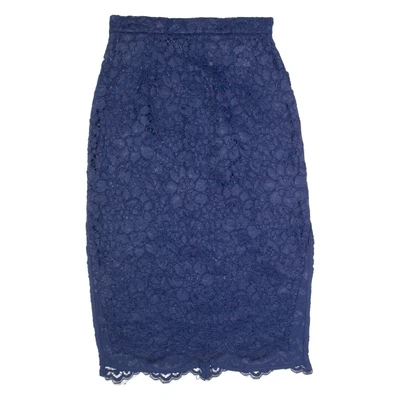 Falda lápiz WHISTLES para mujer azul midi encaje Reino Unido 10 Foto 1 de 4