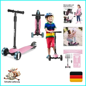 Roller Kinder für 2-8 Jahre,Kinderroller Kinder Scooter mit 3 LED Leuchtenden... - Bild 1 von 10