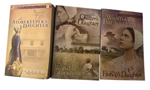 3-PB Bundle: Daughters of Lancaster County 1-3 by Wanda E. Brunstetter 2005-2006 - Picture 1 of 24