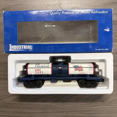Industrial Rail O27 Gauge US Chemical USC 2683 Tank Model Train Car w/Box - Image 1 of 4