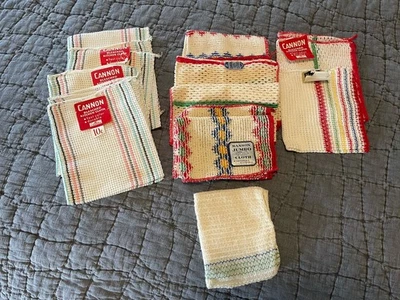 Vintage Cannon & Hanson Dish clothes w/tags - Image 1 of 4