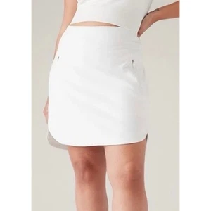 Pantalón corto de golf Athleta Fairway 18" para mujer XL blanco con cremallera bolsillos elásticos - Imagen 1 de 9