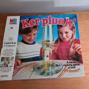 VINTAGE Kerplunk Board Game MB Family Marble Drop Strategy 1986 - Picture 1 of 3