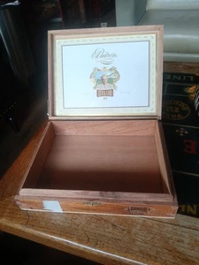 PADRON DAMASO Number 15 WOOD CIGAR BOX - 9”x7”x2” - Picture 1 of 3