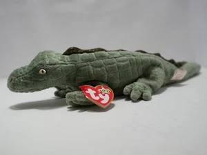 TY Beanie Baby 12 Zoll Swampy der Alligator Plüsch - Bild 1 von 7