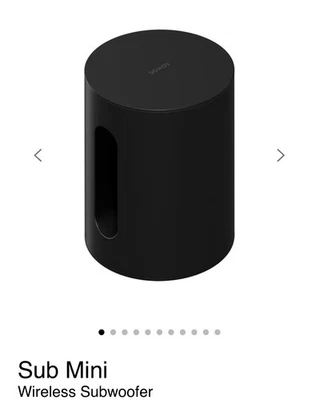Sonos Sub Mini - Negro - Subwoofer inalámbrico compacto Foto 1 de 4