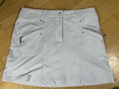 Jamie Sadock Skirt Womens 6 Beige Stretch Golf Active Skirt Pockets Lightweight - Изображение 1 из 3
