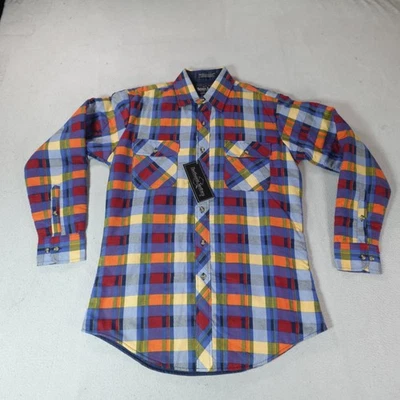 Chaqueta Northwest Territory Para Hombre Franela Mediana A Cuadros Acolchada Forrada Chaqueta a Presión Foto 1 de 4