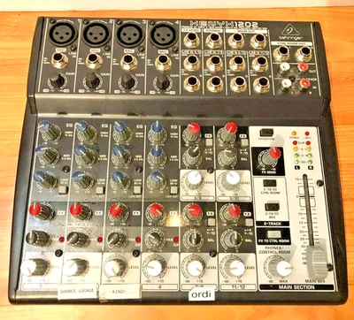 GREAT BEHRINGER XENYX1202 MIXER MIXING CONSOLE 12-INPUT 2/2 MIC PREAMPS PREMIUM - Image 1 of 2