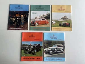 Rolls-Royce Enthusiasts' Club Bulletin Magazine ~ 5 x 1995 Issues - Imagen 1 de 1