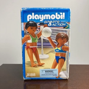 Playmobil Sports & Action #5188 BEACH VOLLEYBALL Geobra NEW IN DAMAGED BOX - Picture 1 of 4