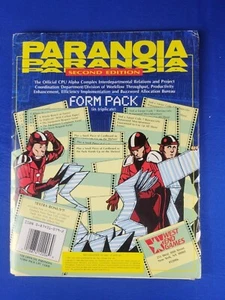 Form Pack Second Edition - Paranoia - West End Games (Complete) - Imagen 1 de 3
