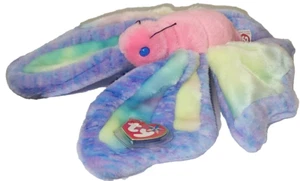 Ty Large Plush Beanie Buddy - FLITTER the Butterfly 11" MWMTs Stuffed Animal Toy - Picture 1 of 12