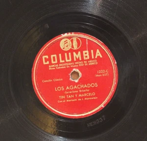 Tin Tan y Marcelo Los Agachados / Las Posadas De Tin Tan Columbia 1232-C 10" 78 - Picture 1 of 4
