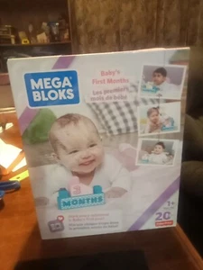 Fisher-Price Mega Bloks- Boys & Girl - Baby's First Months Blocks - 20 Piece Set - Picture 1 of 3