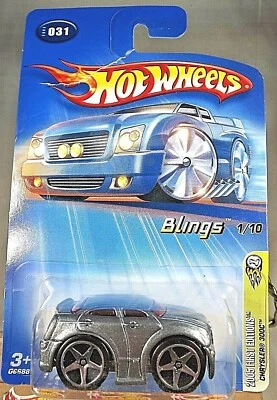 Hot Wheels #31 2005 primeras ediciones-Blings 1/10 Chrysler 300C gris con variante de 5 Sp Foto 1 de 4