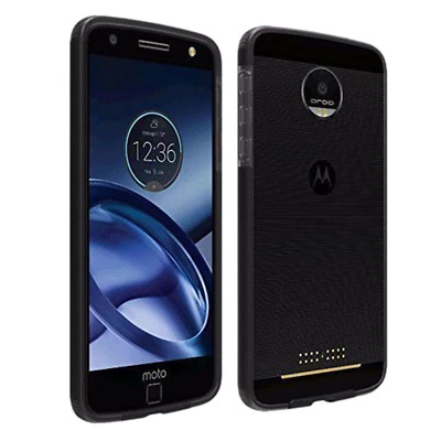 Funda Verizon Dos Tonos Transparente Parachoques Moto Mod Para Motorola Moto Z Droid Edition Foto 1 de 2