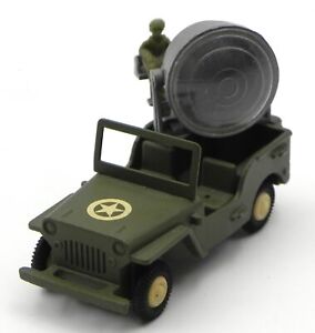 GAMA Jeep Searchlight model car 1:50 Ref. 904-5-6 diecast made in Germany