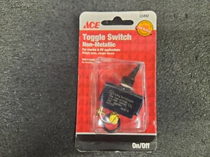 New Old Stock ACE 33492 MARINE & RV TOGGLE ON/OFF SWITCH NON-METALLIC MARINE - Picture 1 of 2