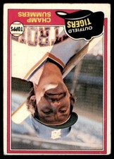 1981 TOPPS COCA-COLA DETROIT TIGERS CHAMP SUMMERS DETROIT TIGERS #1