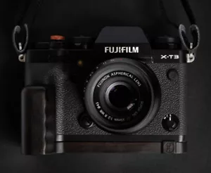Handmade Wooden Ebony Walnut L Hand Grip Holder fr Fujifilm Fuji X-T3 XT3 Camera - Picture 1 of 12