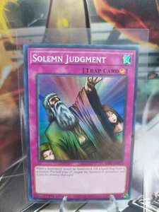 Yugioh Solemn Judgment MAZE-EN063 Super Rare 1st Ed NM - Picture 1 of 4