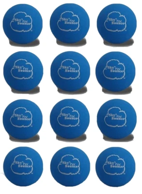 Bola de goma Sky Bounce bola de mano azul bola de trinquete buscar perro juguete 12 unidades/1 docena Foto 1 de 2