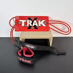 Guinzaglio tavola da surf rosso X-Trak Premium - 6' Super Comp con tascabile integrata Xtrak - Foto 1 di 5