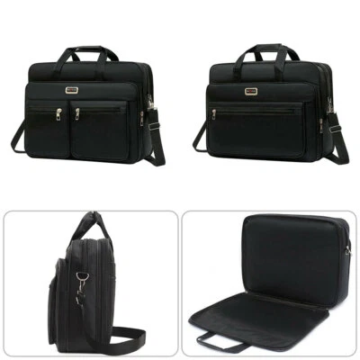 17" Waterproof Black Carrying Bags Sleeve Notebook Cover Laptop Case PC Shoulder - Image 1 of 4
