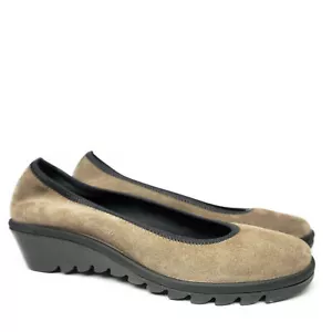 FLEXX MELADRAMA BALLERINA ELEGANTE IN CAMOSCIO FLESSIBILE GRAFITE NERO - Foto 1 di 3