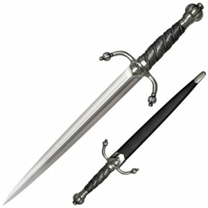 Cold Steel Colichemarde Dagger Fixed Knife 11.75" 1060 Steel Blade Wire Wrapped - Picture 1 of 2