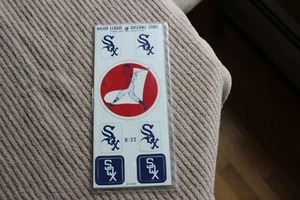 1968 MLB baseball ORIGINAL decals - B22 Chicago White Sox - Picture 1 of 4