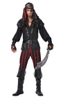 Mens Ruthless Rogue Pirate Sea Captain Fancy Dress Costume
