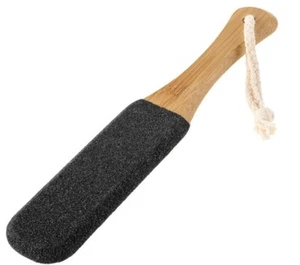 Feet Scrubber Wooden Handle Foot File Callus Remover Professional Pedicure Foot - Picture 1 of 7