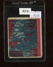 R75 Series of 48 Western Strip Card - Stage Coach Robbery