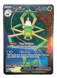 Pokemon - Spidops EX 243/198 Scarlet & Violet - Special Illustrator Rare NM - Picture 1 of 1