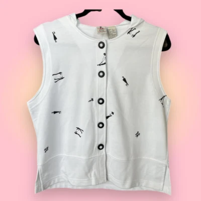 Talla PSmall, Sudadera con Capucha Vintage Sin Mangas Marry Popping, Retro, Escuela Foto 1 de 3