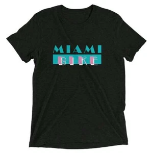 Men's Miami Bike Cycling T-Shirt - Picture 1 of 2