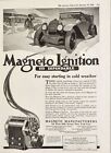 1920 Print Ad Magneto Ignition in Cars Easy Starting in Cold Weather New York,NY